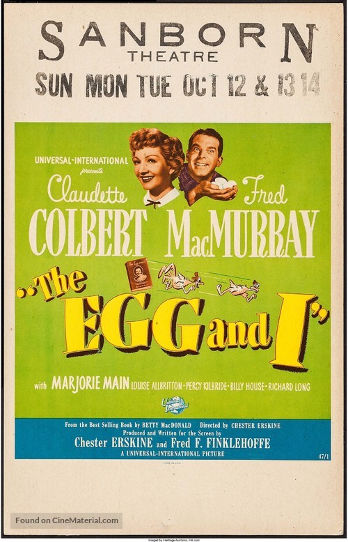 The Egg and I - Movie Poster