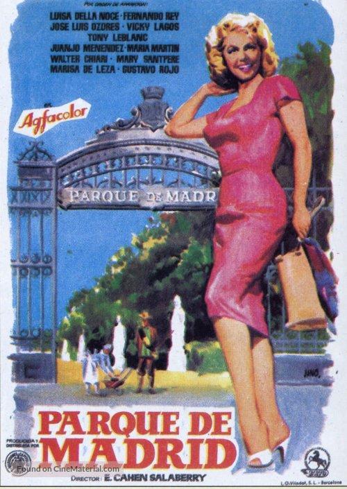 Parque de Madrid - Spanish Movie Poster