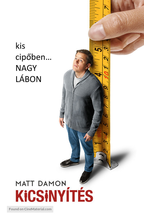 Downsizing - Hungarian Movie Cover