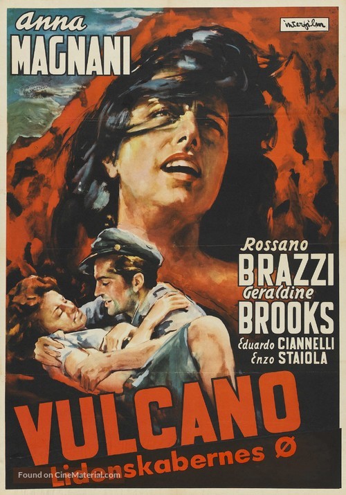 Vulcano - Danish Movie Poster