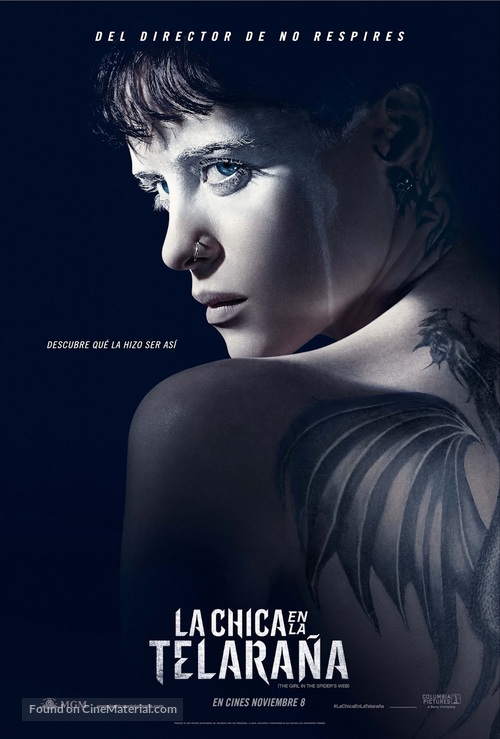 The Girl in the Spider&#039;s Web - Colombian Movie Poster