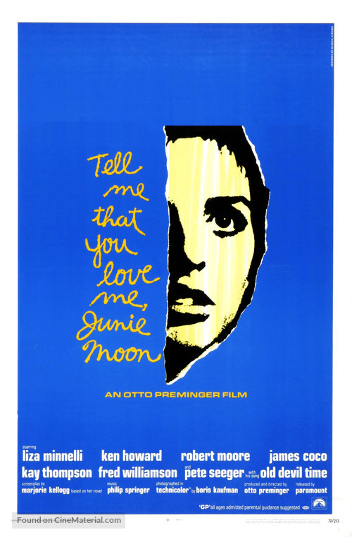 Tell Me That You Love Me, Junie Moon - Movie Poster