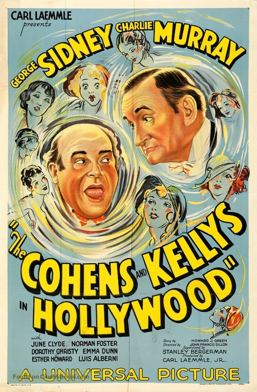 The Cohens and Kellys in Hollywood - Movie Poster
