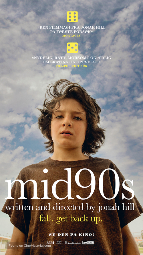 Mid90s - Norwegian Movie Poster