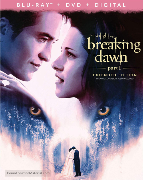 The Twilight Saga: Breaking Dawn - Part 1 - Blu-Ray movie cover