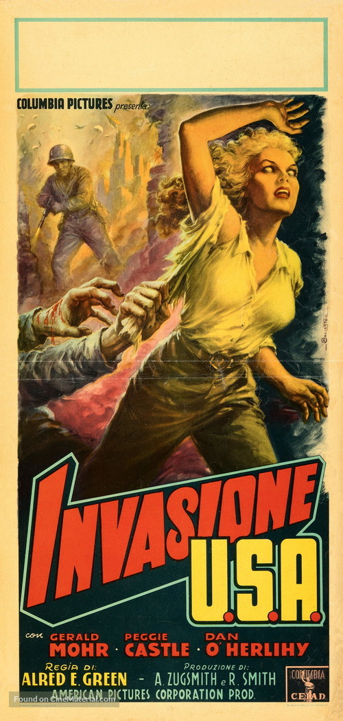 Invasion USA - Italian Movie Poster