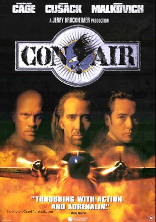 Con Air - DVD movie cover