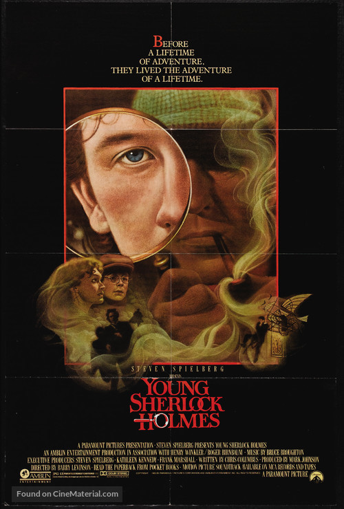 Young Sherlock Holmes - Movie Poster