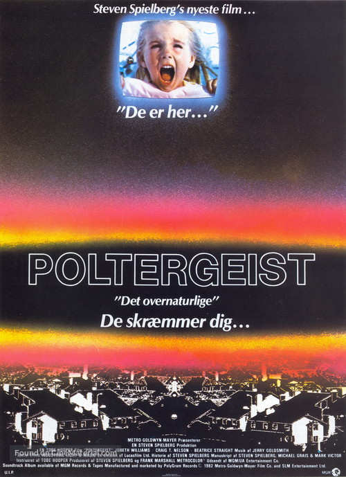 Poltergeist - Danish Movie Poster