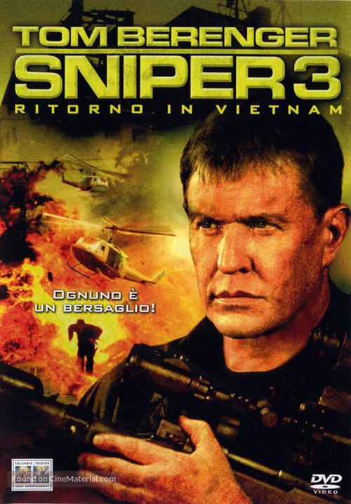 Sniper 3 - Italian DVD movie cover