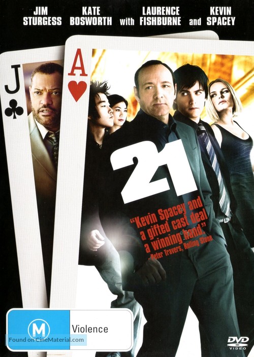 21 - Australian DVD movie cover