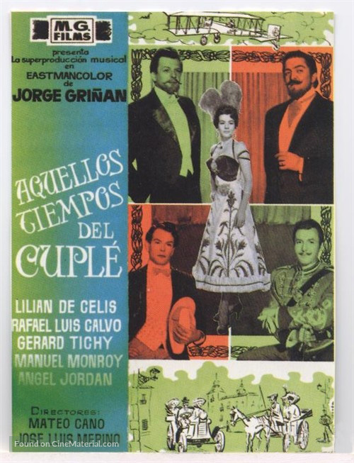 Aquellos tiempos del cupl&eacute; - Spanish Movie Poster