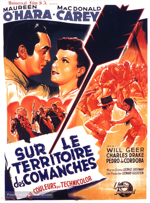 Comanche Territory - French Movie Poster