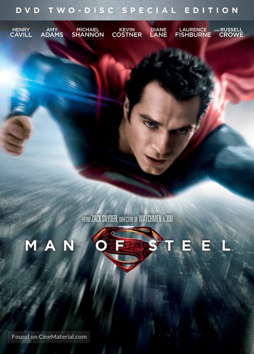 Man of Steel - DVD movie cover