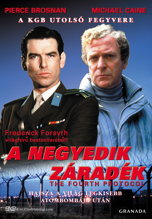 The Fourth Protocol - Hungarian DVD movie cover