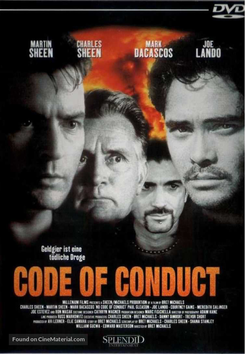 No Code Of Conduct - German DVD movie cover