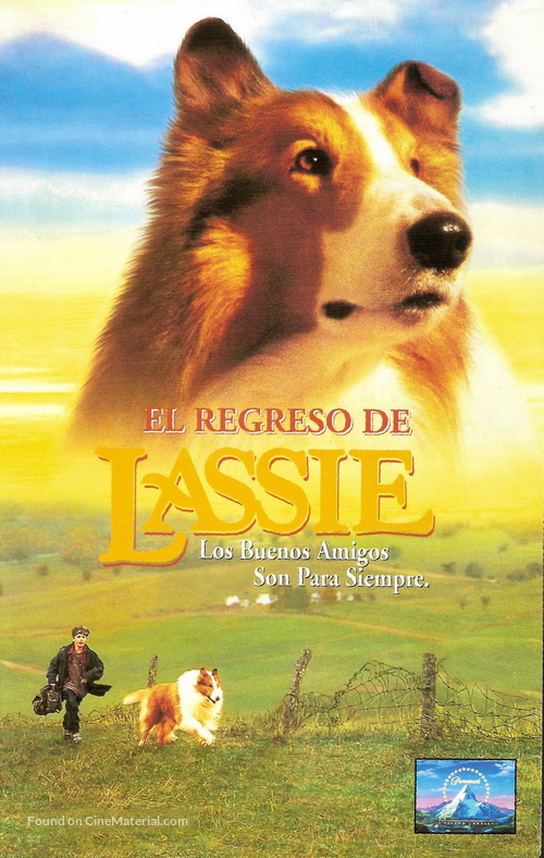 Lassie - Spanish VHS movie cover