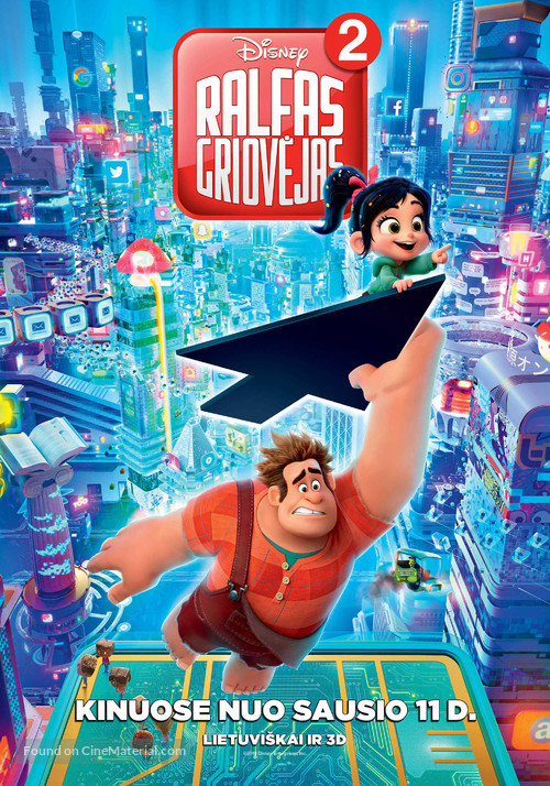 Ralph Breaks the Internet - Lithuanian Movie Poster