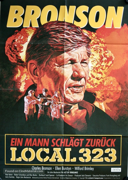 Act of Vengeance - German Movie Poster