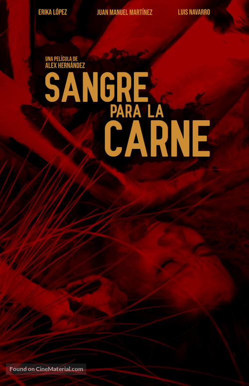 Sangre para la carne - Mexican Movie Poster