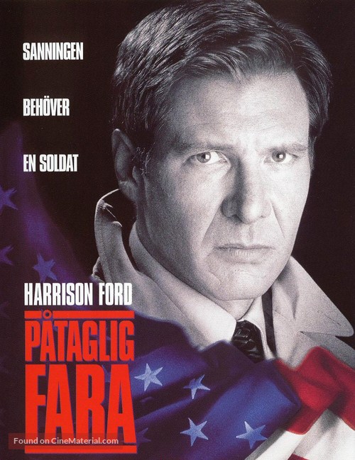 Clear and Present Danger - Swedish DVD movie cover