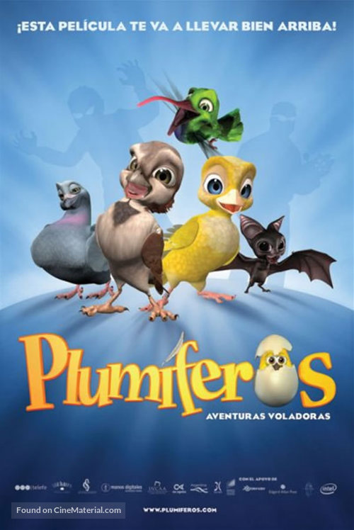 Plum&iacute;feros - Aventuras voladoras - Argentinian Movie Poster