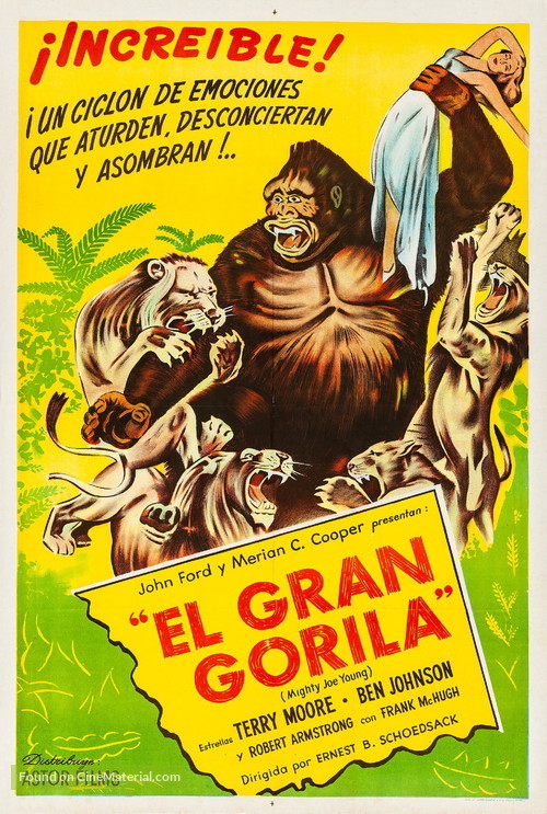 Mighty Joe Young - Argentinian Movie Poster