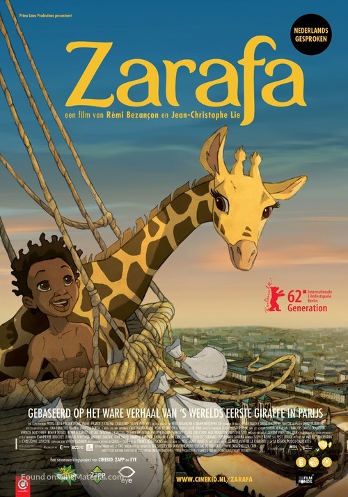 Zarafa - Dutch Movie Poster