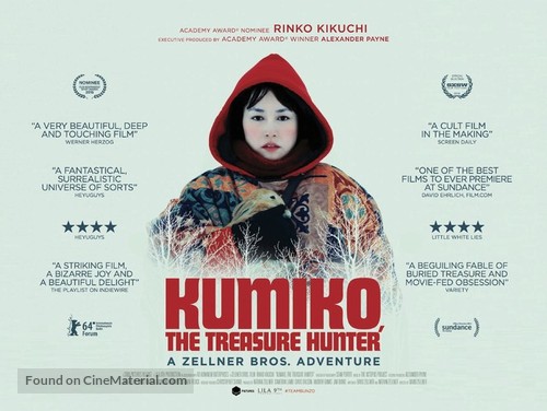Kumiko, the Treasure Hunter - British Movie Poster