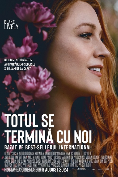 It Ends with Us - Romanian Movie Poster