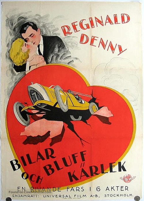 Red Hot Speed - Swedish Movie Poster