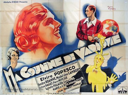 Ma cousine de Varsovie - French Movie Poster
