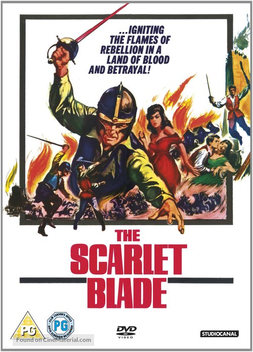 The Scarlet Blade - British DVD movie cover