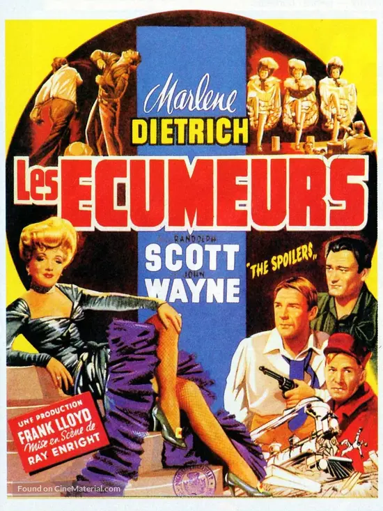 The Spoilers (1942) French movie poster