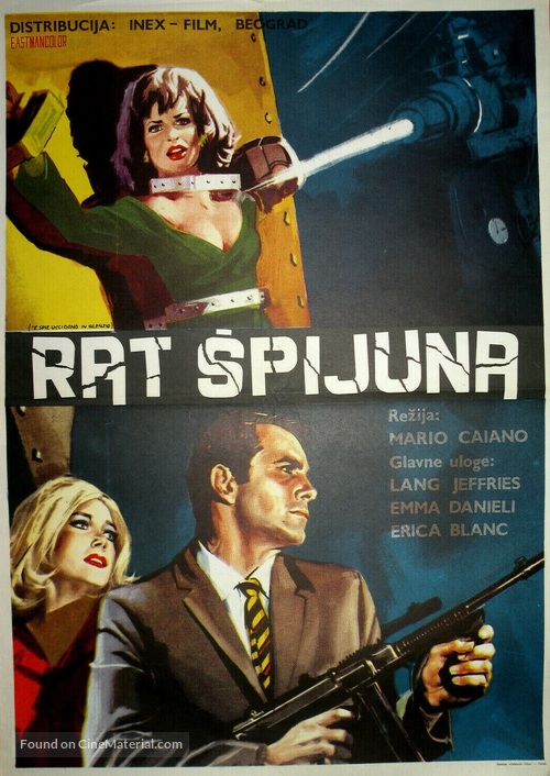 Le spie uccidono in silenzio - Yugoslav Movie Poster