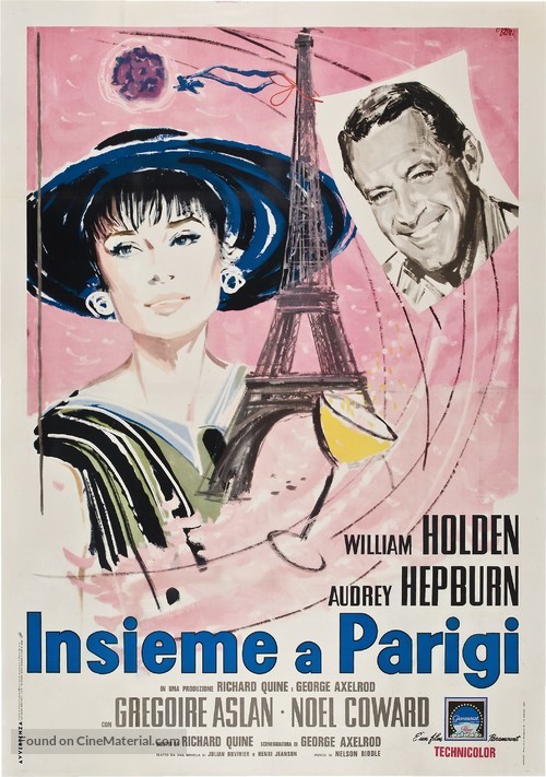 Paris - When It Sizzles - Italian Movie Poster