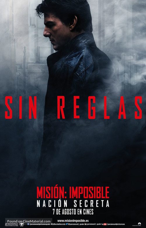 Mission: Impossible - Rogue Nation - Spanish Movie Poster