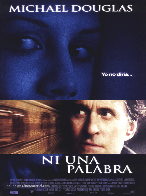 Don&#039;t Say A Word - Spanish Movie Poster