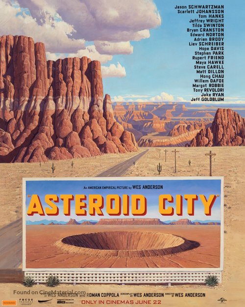 Asteroid City - Australian Movie Poster