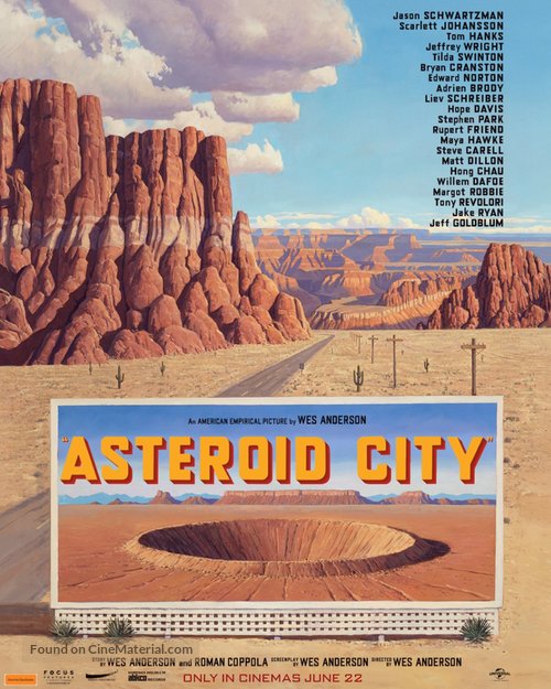 Asteroid City - Australian Movie Poster