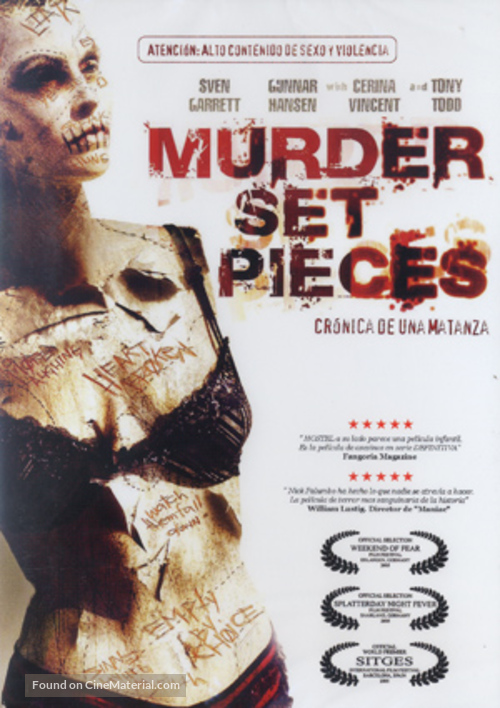 Murder Set Pieces - Spanish Movie Cover