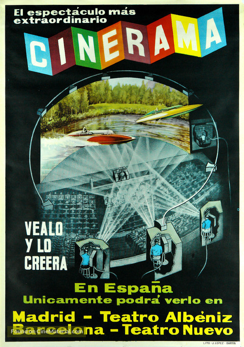 This Is Cinerama - Spanish Movie Poster
