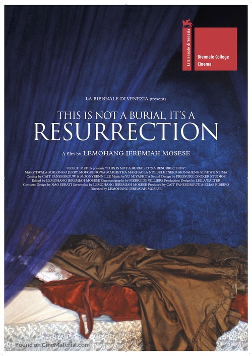 This Is Not a Burial, It&#039;s a Resurrection - South African Movie Poster