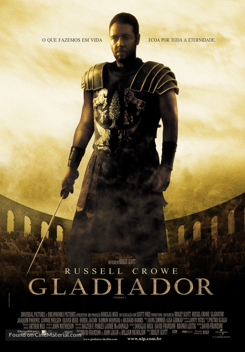 Gladiator - Brazilian Movie Poster