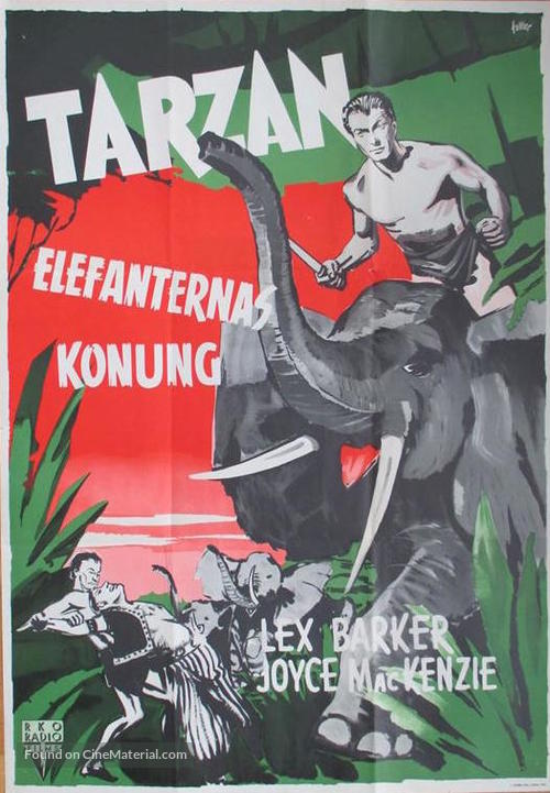 Tarzan and the She-Devil - Swedish Movie Poster