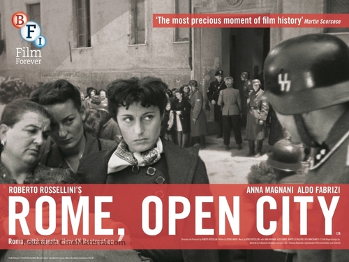 Roma, citt&agrave; aperta - British Re-release movie poster
