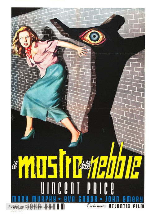 The Mad Magician - Italian Movie Poster
