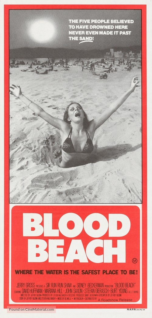 Blood Beach - Australian Movie Poster