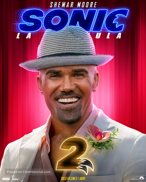 Sonic the Hedgehog 2 - Spanish Movie Poster