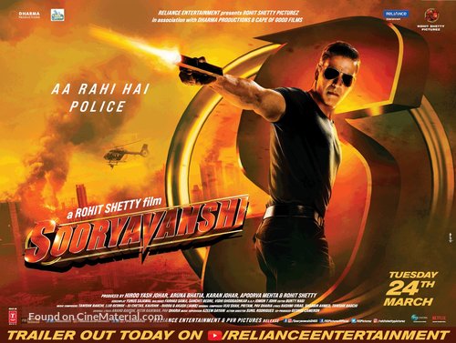 Sooryavanshi - Indian Movie Poster